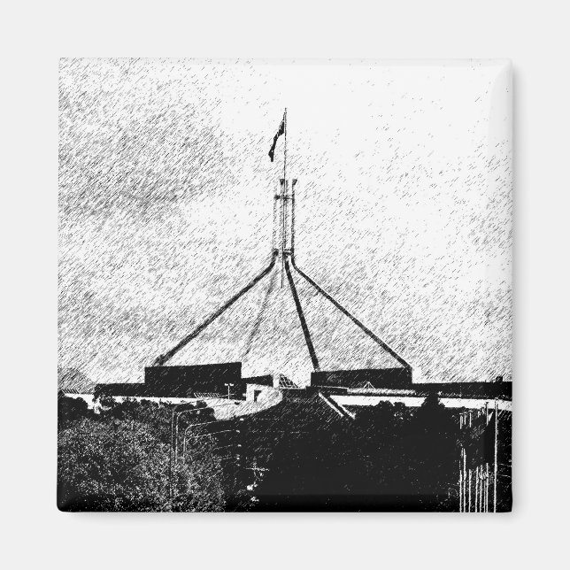 Imán Parlamento Australiano - Canberra (Frente)