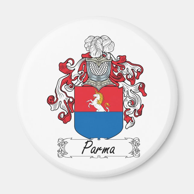 Imán Parma Family Crest (Frente)