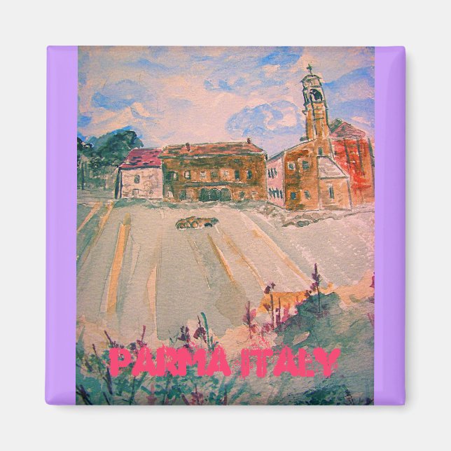 Imán parma italy art (Frente)