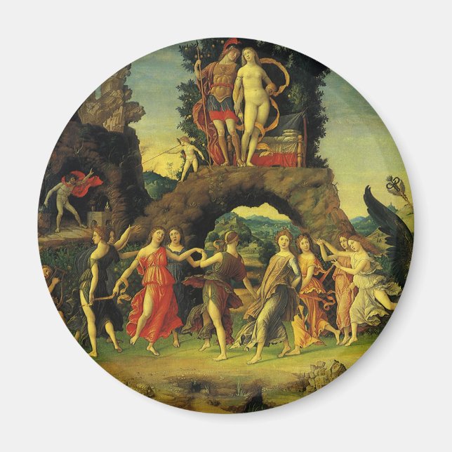 Imán Parnassus, Mars y Venus por Andrea Mantegna (Frente)