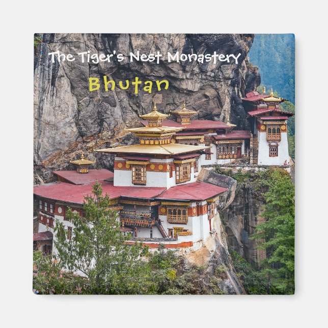 Imán Paro Taktsang: El monasterio nido del tigre - Butá (Frente)
