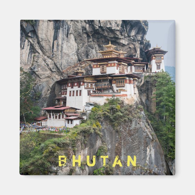 Imán Paro Taktsang: El monasterio nido del tigre - Butá (Frente)