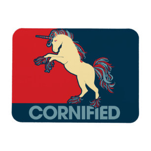Imán Parodia corniana de unicornio