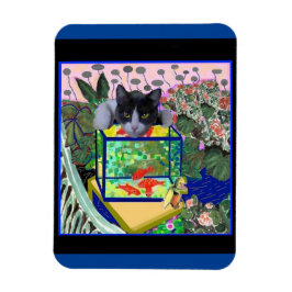 Imán Parodia de pez dorado de Matisse