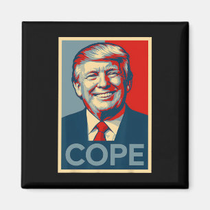 Imán Parodia divertida de Trump Cope – Meme político