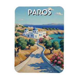 Imán Paros Islas Griegas Viaje Acuarela 
