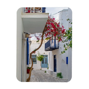 Imán Paros Parikia Calle de Verano