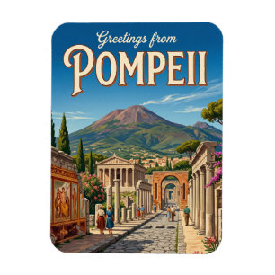 Imán Parque Arqueológico de Pompeya Italia