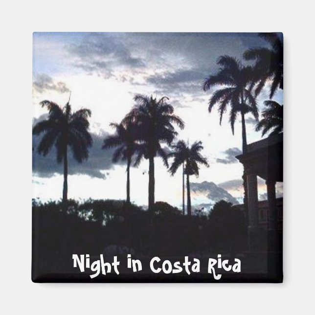 Imán Parque Central de noche (Frente)