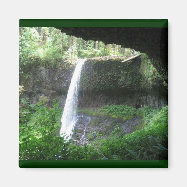 Imán Parque de cataratas de plata (Frente)