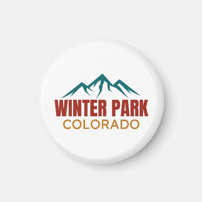 Imán Parque de Invierno Colorado (Frente)