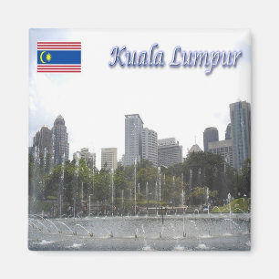Imán PARQUE DEL CENTRO DE LA CIUDAD zMY012 Kuala Lumpur