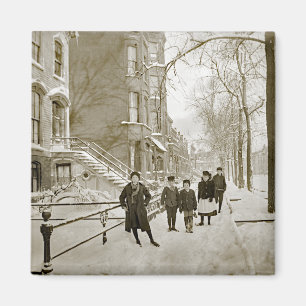 IMÁN PARQUE DEL NORTE DE LINCOLN CHICAGO W. DE MENOMINE