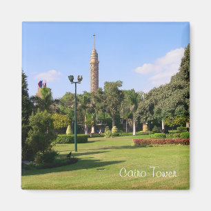 Imán Parque en el centro de El Cairo con vista a la tor