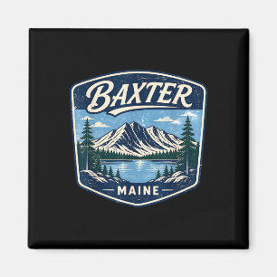 Imán parque estatal baxter maine montaña senderismo cam