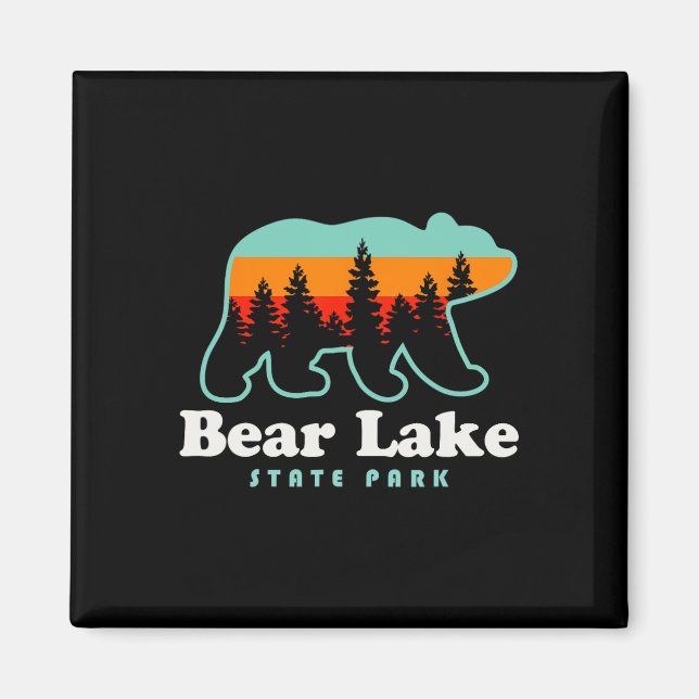 Imán Parque Estatal Bear Lake Camping Utah Senderismo  (Frente)