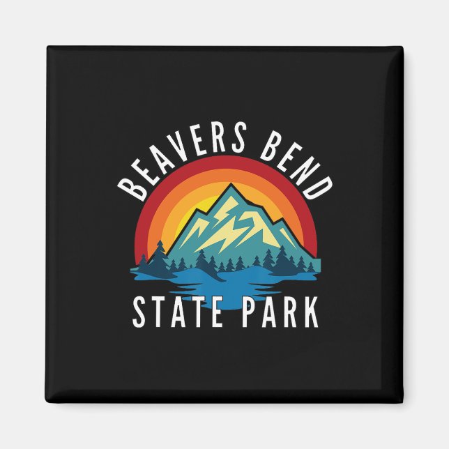 Imán Parque Estatal Beavers Bend Oklahoma  (Frente)