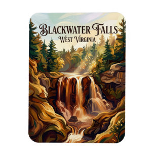 Imán Parque Estatal Blackwater Falls Virginia Occidenta