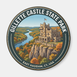 Imán Parque Estatal Castillo Gillette EE. UU.