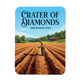 Imán Parque Estatal Cráter de Diamantes EE. UU.