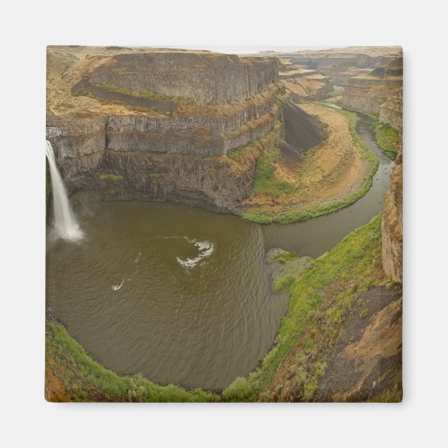 Imán Parque Estatal de las cataratas de Palouse de 60 m (Frente)