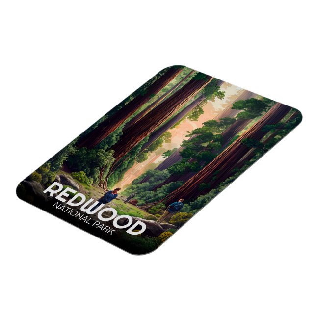 Imán Parque estatal de secuoya, Coastal California (Lado Izquierdo)