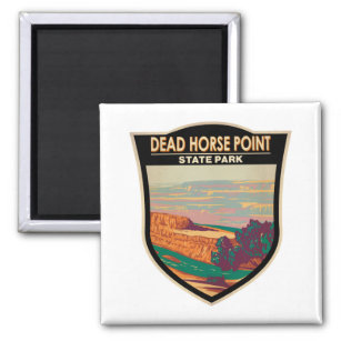 Imán Parque Estatal Dead Horse Point Utah Vintage