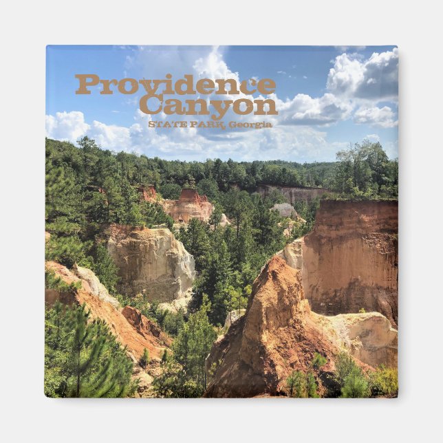 Imán Parque Estatal del Cañón Providence, Georgia (Frente)