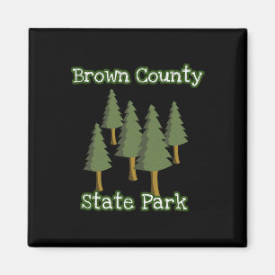 Imán Parque Estatal del Condado de Brown Indiana Bosque