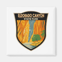 Parque Estatal Eldorado Canyon Arte Vintage Colora