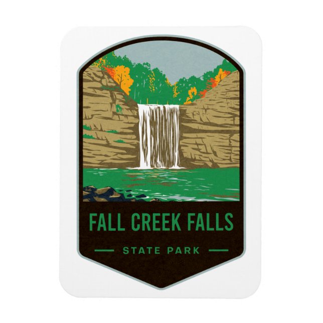 Imán Parque estatal Fall Creek Falls (Vertical)