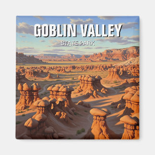 Imán Parque Estatal Goblin Valley Sunset