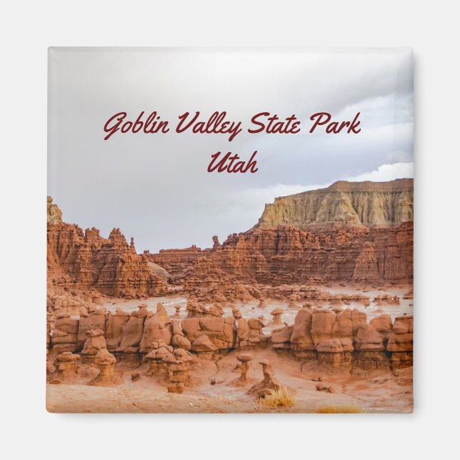 Imán Parque Estatal Goblin Valley Utah Magnet (Frente)