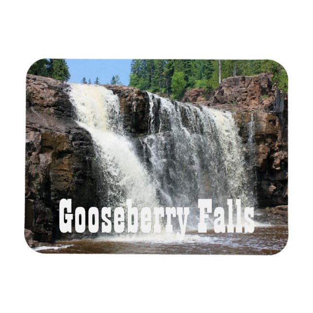 Imán Parque Estatal Gooseberry Falls, Minnesota (Horizontal)