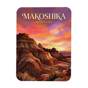 Imán Parque Estatal Makoshika Montana