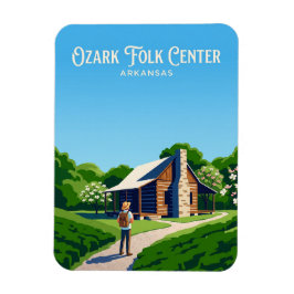 Imán Parque Estatal Ozark Folk Center USA