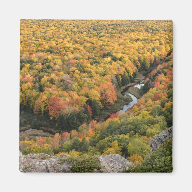 Imán Parque Estatal Porcupine Mountains Wilderness (Frente)