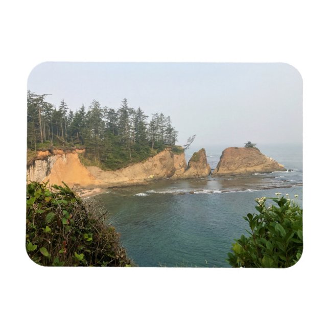 Imán Parque Estatal Shores Acres, Costa de Oregón (Horizontal)