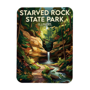 Imán Parque Estatal Starved Rock EE. UU.