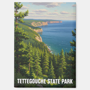 Imán Parque estatal Tettegouche Viajes Minnesota