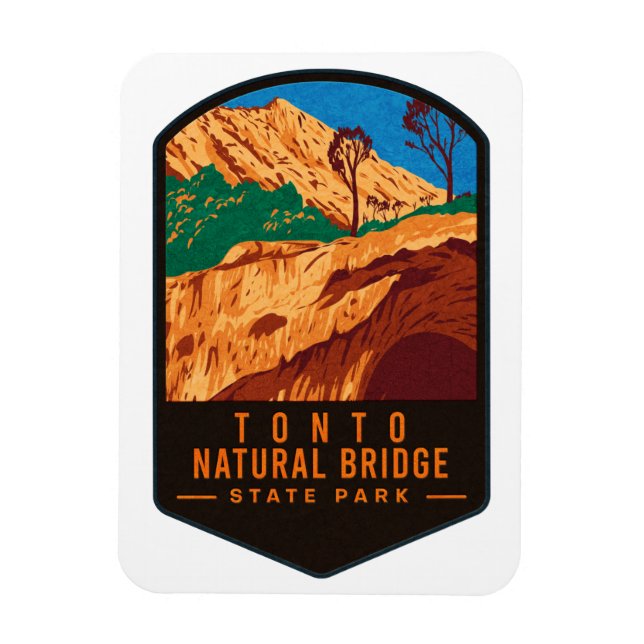 Imán Parque estatal Tonto Natural Bridge (Vertical)
