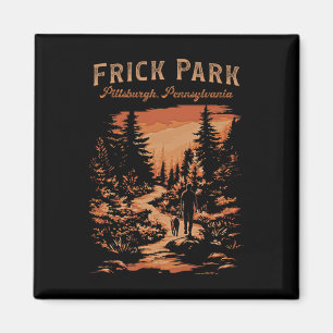 Imán Parque Frick Pittsburgh Pennsylvania Vintage Sende