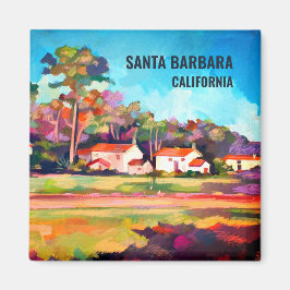 Imán Parque histórico de la Misión Santa Barbara CA