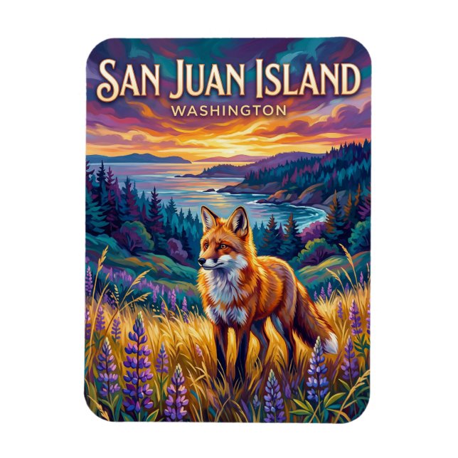 Imán Parque Histórico Nacional de la Isla de San Juan E (Vertical)