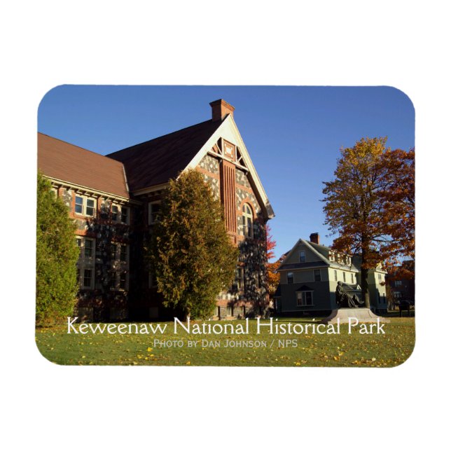 Imán Parque Histórico Nacional Keweenaw (Horizontal)