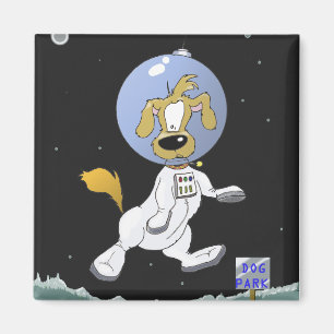 Imán Parque lunar del perro