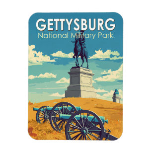 Imán Parque Militar Nacional de Gettysburg Arte de Viaj