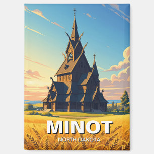 Imán Parque Minot Dakota del Norte