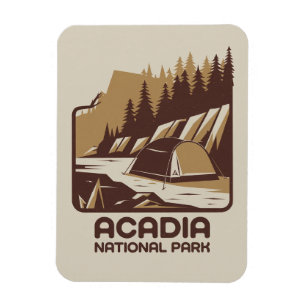 Imán Parque nacional Acadia Camping Adventure