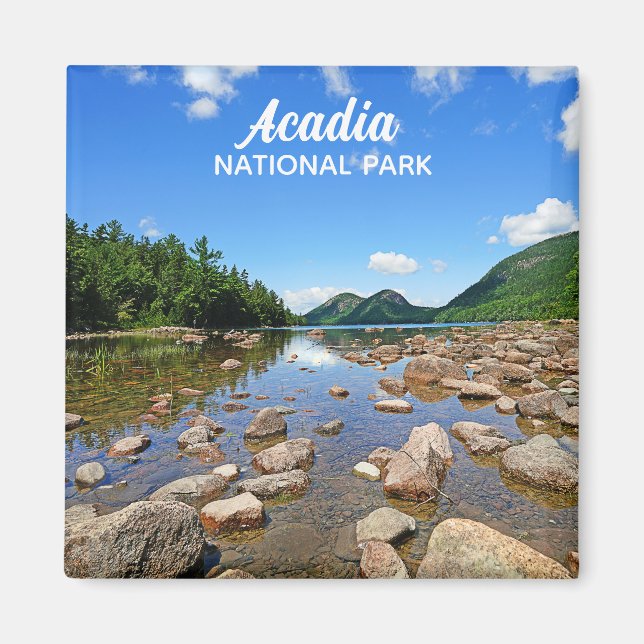 Imán Parque nacional Acadia Maine Jordan Pond Travel (Frente)